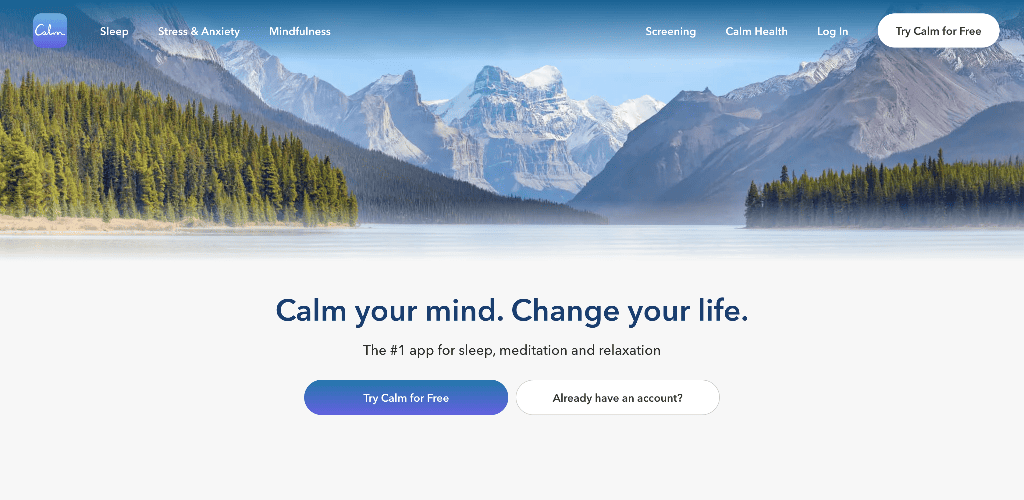 Calm app