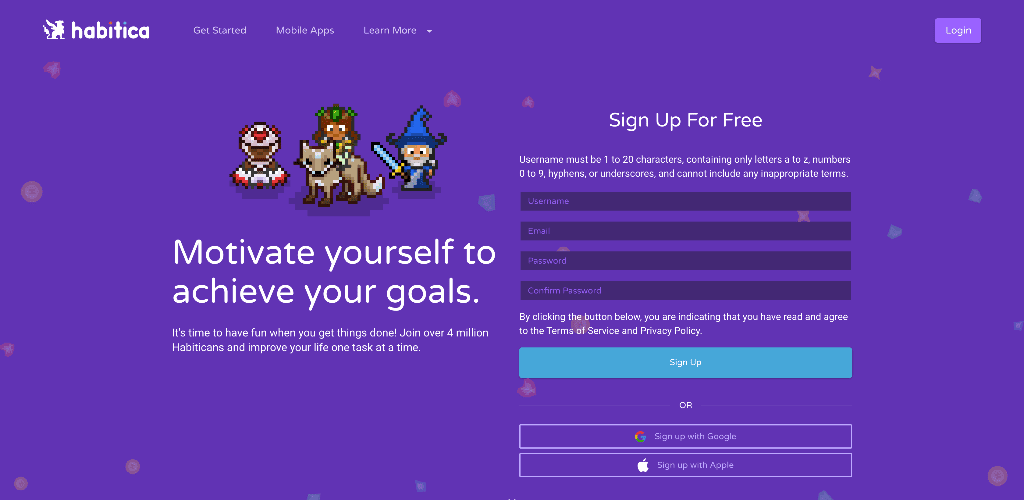 Habitica app