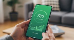 Credit score on mobile phone