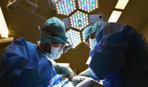 Surgeons in surgery room