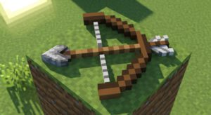 Bow construction in minecraft
