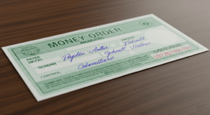 Money order example