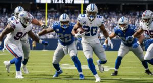 NFL football in action