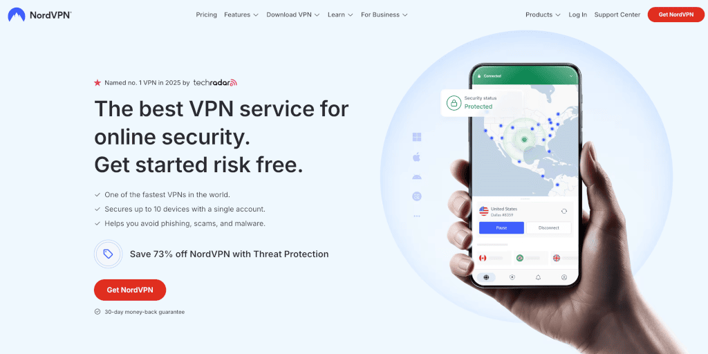 NordVPN internet Security