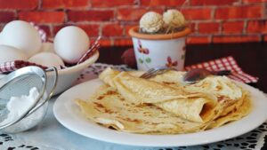 Pancakes on the plate
