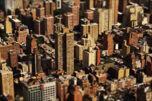Skyscrapers in town