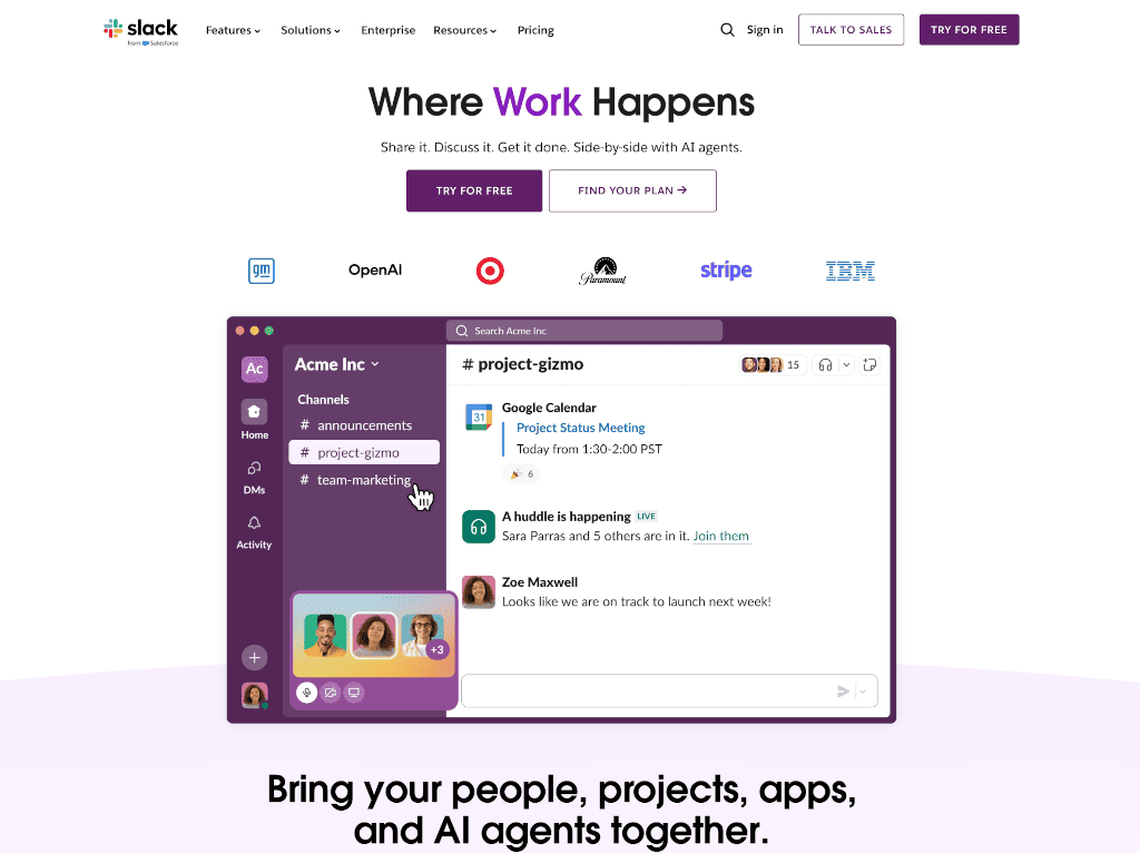 Slack app