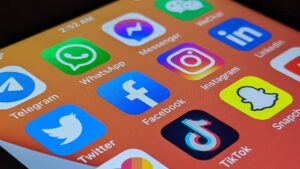 Social media screen