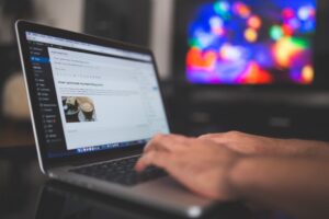 Wordpress CMS screenshot